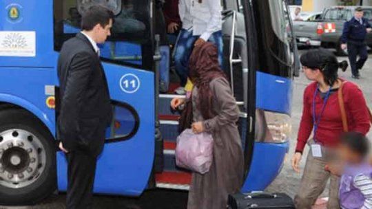 mujer siria refugiada