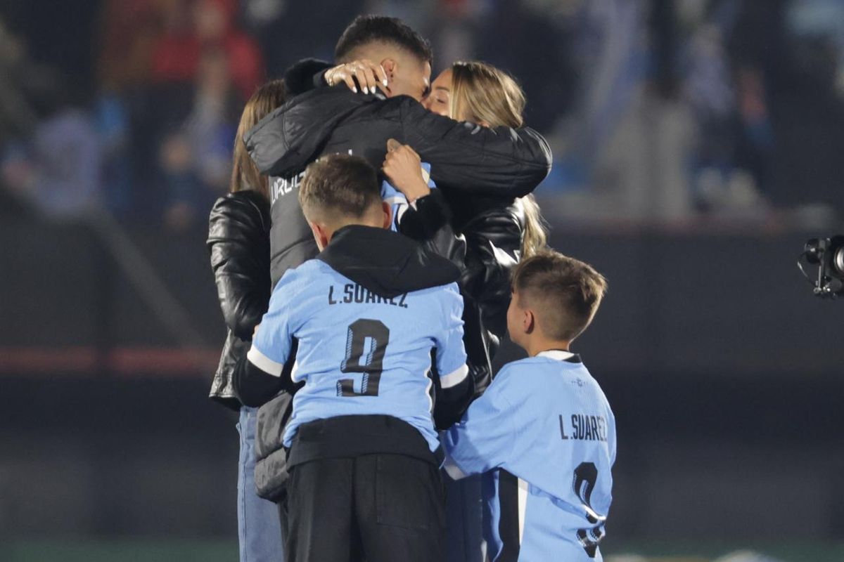 Último partido de Luis Suárez con la Celeste. Foto: Foco UY