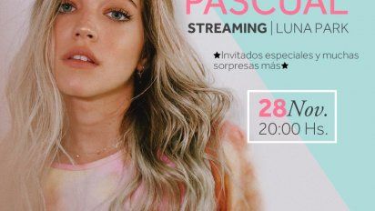 pili pascual se presenta desde el luna park via streaming