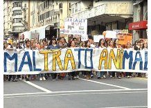 Realizaron marcha en reclamo de ley de protección animal