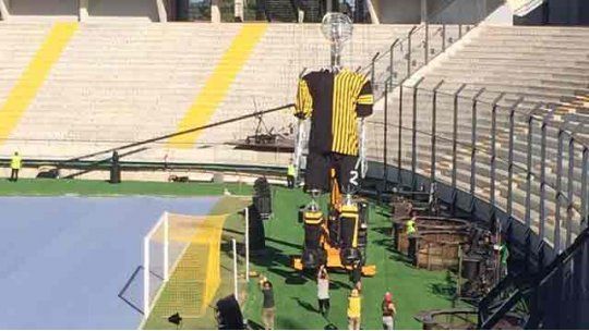 Muñecos Peñarol estadio