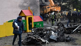 ucrania: 16 muertos tras caida de un helicoptero, entre ellos tres ninos y el ministro del interior