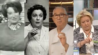 dona petrona, cordon bleu, sergio puglia y ana duran; pioneros de la gastronomia en television