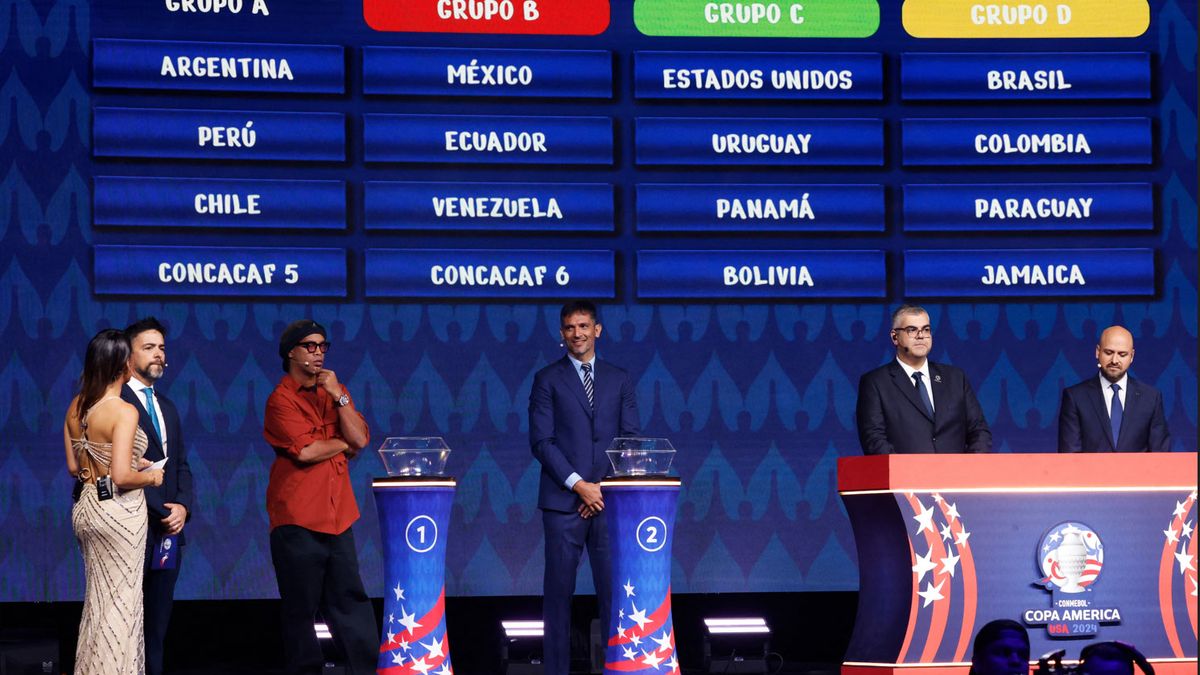 Así quedaron los grupos de la Copa América 2024 Uruguay va con EEUU