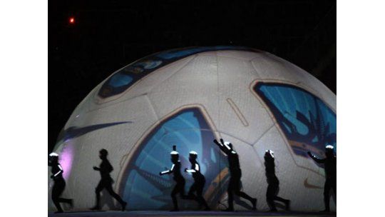 Colorida ceremonia de apertura de la Copa América