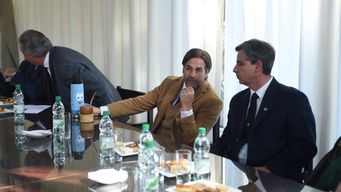 Lacalle Pou con la ARU en la Expo Prado. Foto: FocoUy.