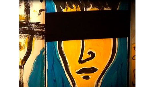 Pintura sensorial para personas ciegas o con baja visión