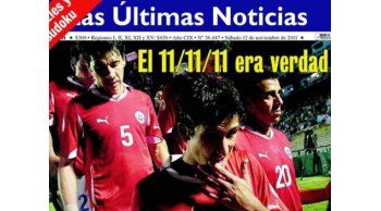 La prensa chilena castigó a su selección tras derrota