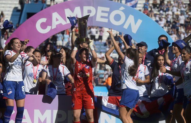 Nacional campeón femenino. Foto: FocoUy