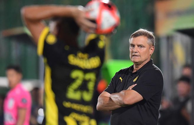 Foto: FocoUy. Diego Aguirre, Peñarol.