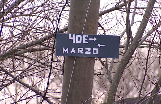 La calle donde ocurrió el crimen