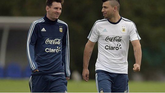 Lionel Messi, Sergio Agüero, selección, Argentina