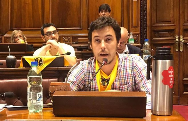 Diputado Martín Couto (Ir, Frente amplio) tuvo una intervención protagónica en el debate