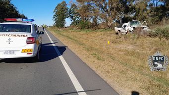dos hombres murieron y otro resulto lesionado grave tras el despiste de una camioneta en florida