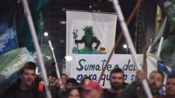 Marcha por el agua. Foto: Foco Uy