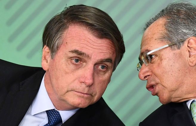 Bolsonaro y Guedes&nbsp;