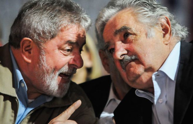 Mujica y Lula, revolucionarios en los 70, reformistas en el siglo XXI. Más allá de eso creen en la lucha de clases.&nbsp;