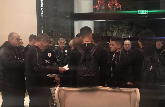 FOTO: Selección Uruguaya en Twitter @Uruguay&nbsp;