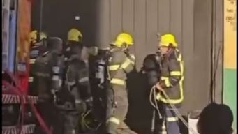 dos bomberos uruguayos y tres brasilenos heridos tras incendio y explosion en la frontera de rivera y livramento