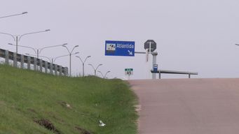 La pista de arena se ubica cercana a Atlántida, en Canelones.