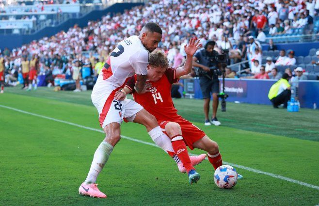 Foto: AFP. Partido entre Perú y Canadá, por Copa América.