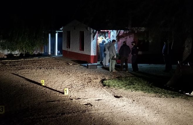 El lugar de la tragedia, una zona de chacras