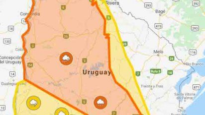 doble alerta naranja y amarilla por tormentas y lluvias intensas