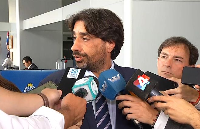 Marcelo Metediera se reunió con Lacalle Pou.