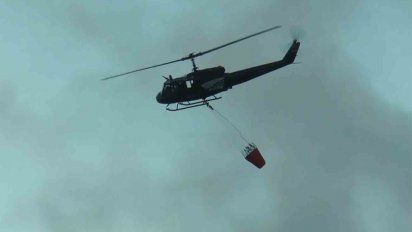 controlaron incendio forestal en punta del diablo y realizan tareas de enfriamiento