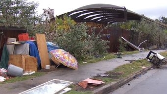 un hombre en situacion de calle fue encontrado muerto dentro de una carpa en nuevo paris