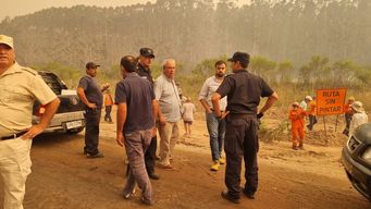 se incendiaron 21.000 hectareas en campos de paysandu y rio negro