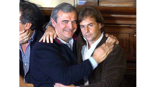 Larrañaga y Lacalle Pou se reunieron este sábado en Montevideo