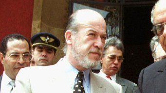 Hugo Fernández Faingold, en 1999, como vicepresidente de la República. Foto: archivo AFP.