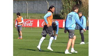 Optimismo en el entrenamiento celeste para el partido ante Perú