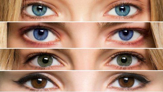 color de ojos
