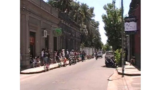 Disturbios en la salida de los menores del Juzgado