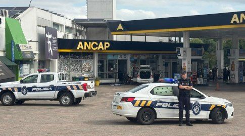 La estación de servicio de Treinta y Tres donde ocurrió el femicidio. Foto: Paola Elso.