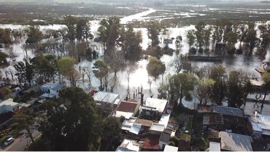 Comenzó a descender la cantidad de personas desplazadas por inundaciones