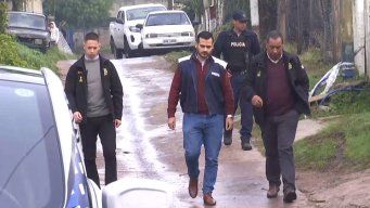 Foto: Subrayado. La Policía trabaja en la escena del cuádruple homicidio, este viernes.