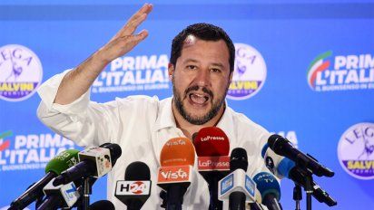 Ministro Matteo Salvini, AFP.