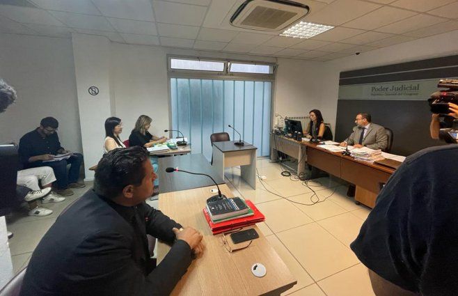 Audiencia en el juzgado. Foto: Paola Botti.