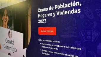 El formulario en línea se completa en censo2023.uy.