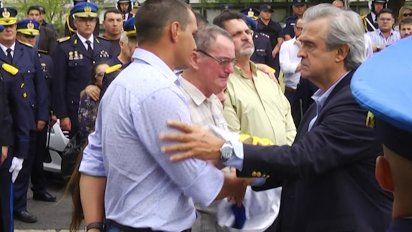 lacalle pou y larranaga fueron al velorio de la mujer policia asesinada