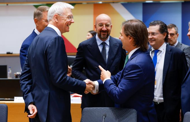 Lacalle Pou en Bruselas. Foto: Cumbre Celac-UE.