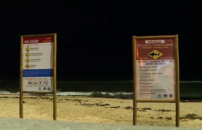 Playa donde fue atacado Pablo Diego Inácio de Melo.