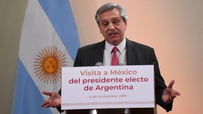 Albertto Fernández hizo su primera visita como presidente electo a México.&nbsp;