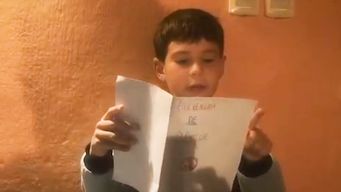 tiziano ferreira, el nino de rocha que realiza campana para prevenir el dengue