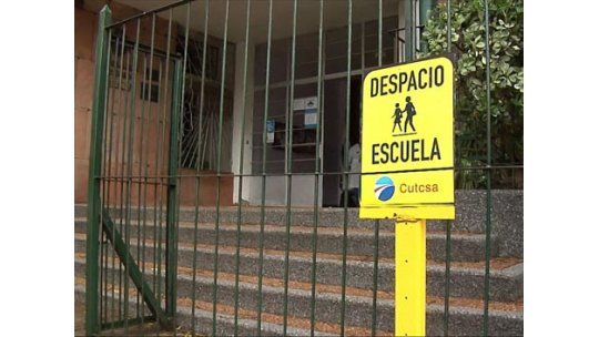 Escuelas afectadas por paros zonales este miércoles en Montevideo