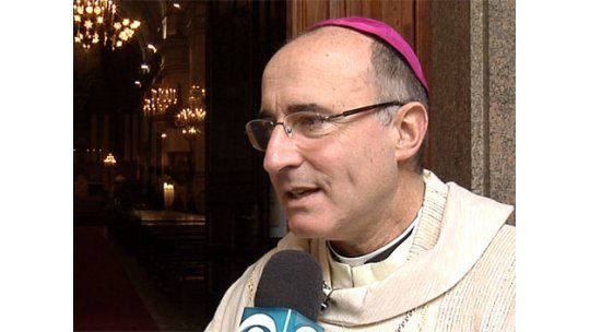 Primera misa de Pascuas de Sturla como Arzobispo de Montevideo