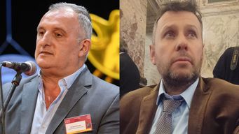 Daniel Ximénez, intendente de Lavalleja. Néstor Calvo, edil por el Partido Colorado. Fotos: Facebook&nbsp;